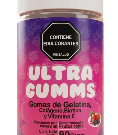 ULTRA GUMMS Colágeno y biotina en gomitas